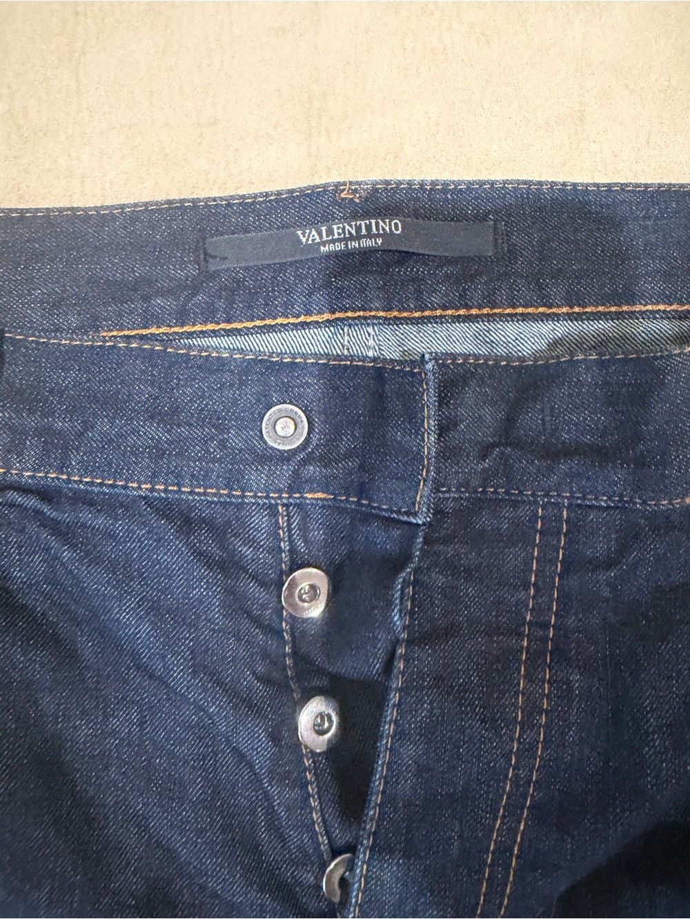 Valentino Men’s Indigo Straight Jeans